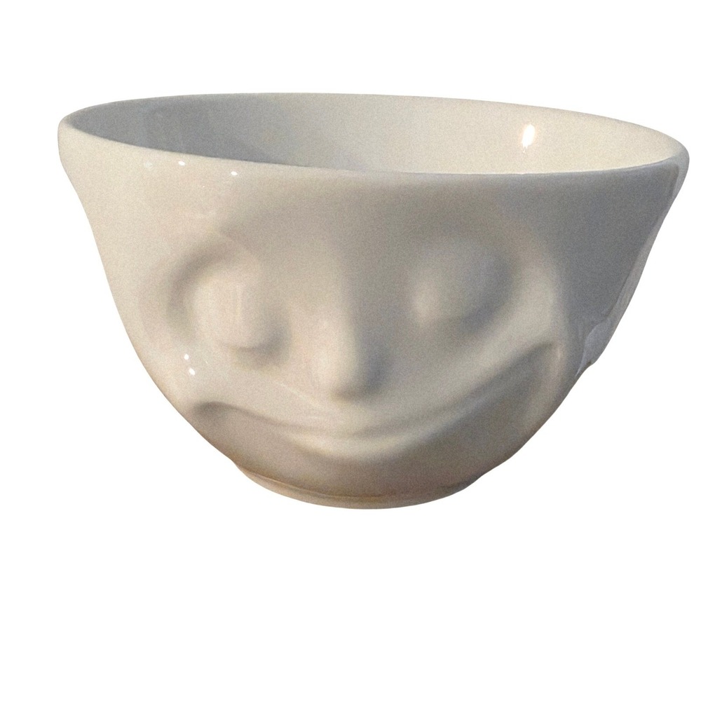 Tassen 58 Products‎ 3D Happy Grinning Face Bowls White Porcelain Cereal Soup